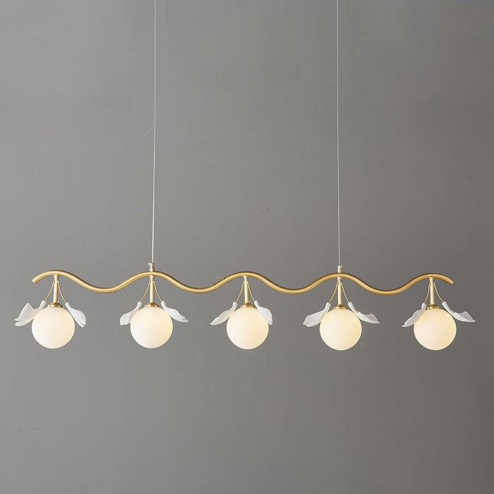 Gingko Orb Chandelier - Simprolos