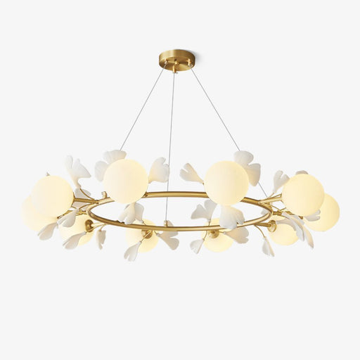 Gingko Orb Chandelier - Simprolos