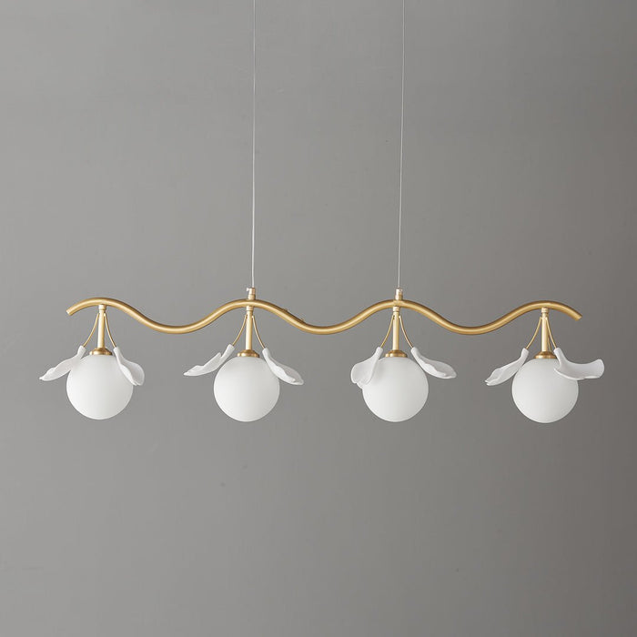 Gingko Orb Chandelier - Simprolos