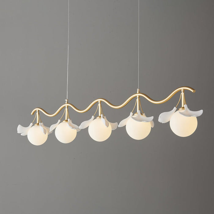 Gingko Orb Chandelier - Simprolos