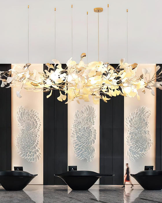 Ginkgo Cloud Chandelier - Simprolos