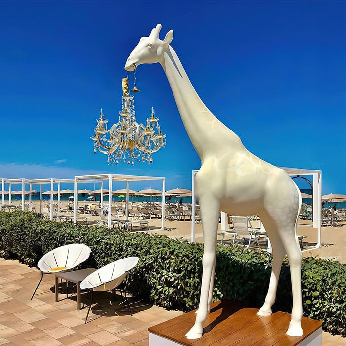 Giraffe Sculpture Floor Lamp - Simprolos