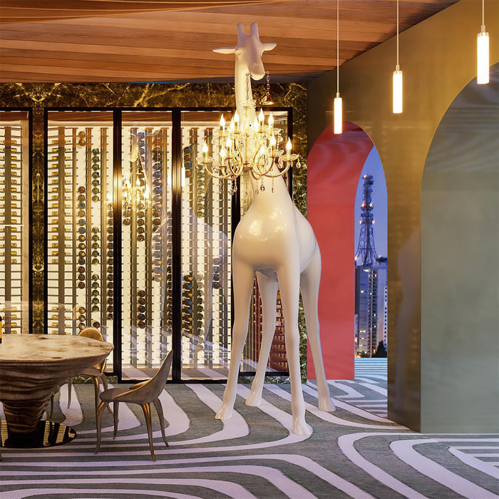 Giraffe Sculpture Floor Lamp - Simprolos