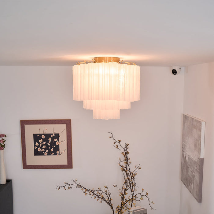 Glacia Glass Ceiling Lamp - Simprolos
