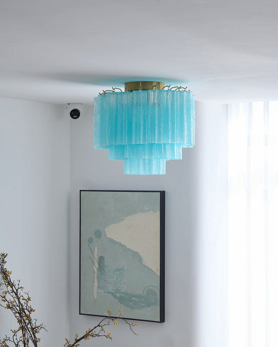 Glacia Glass Ceiling Lamp - Simprolos