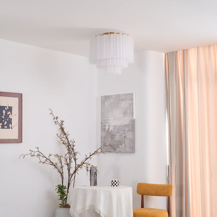 Glacia Glass Ceiling Lamp - Simprolos