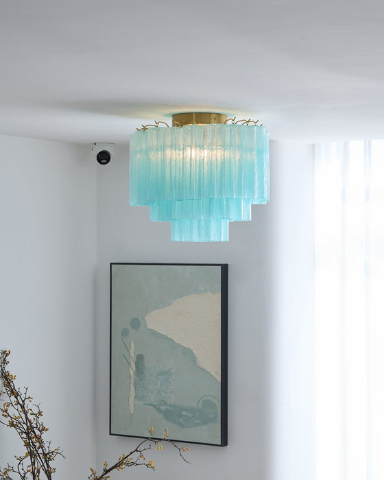 Glacia Glass Ceiling Lamp - Simprolos