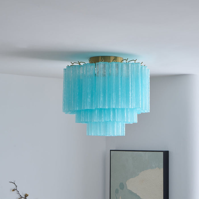 Glacia Glass Ceiling Lamp - Simprolos