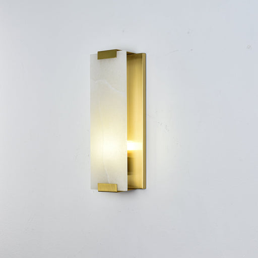 Glacier Aura Alabaster Wall Lamp - Simprolos