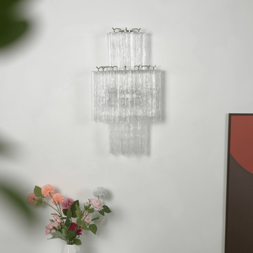 Glacier Tier Glass Wall Light - Simprolos