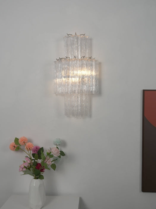 Glacier Tier Glass Wall Light - Simprolos