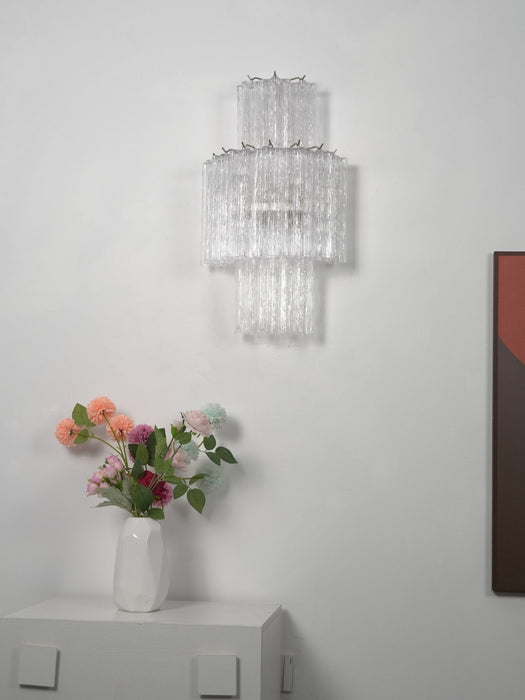Glacier Tier Glass Wall Light - Simprolos