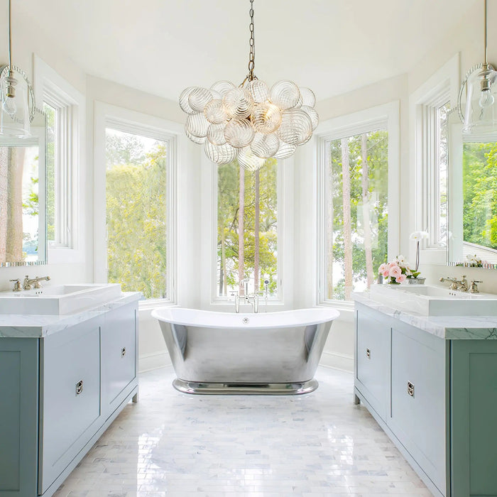 Glass Ball Bubbles Chandelier - Simprolos