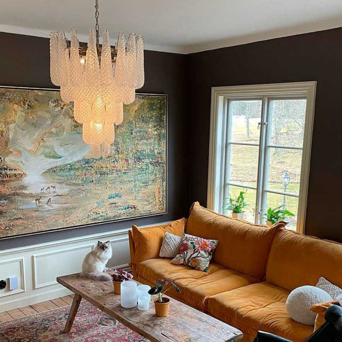 Glass Dewdrop Chandelier - Simprolos
