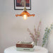Glass Hibiscus Flower Pendant Light - Simprolos