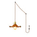 Glass Hibiscus Flower Swag Light - Simprolos