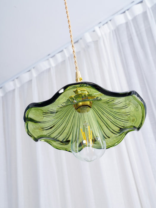 Glass Hibiscus Flower Swag Light - Simprolos