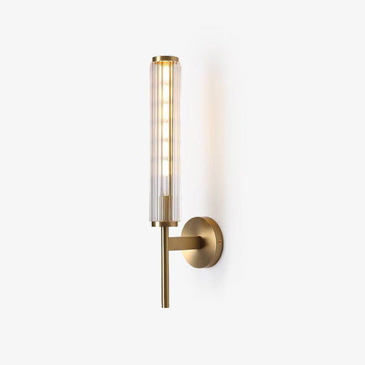 Glass Linear Brass Wall Light - Simprolos