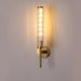 Glass Linear Brass Wall Light - Simprolos