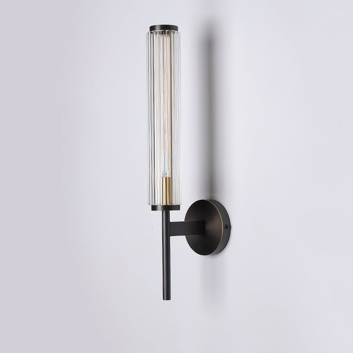 Glass Linear Brass Wall Light - Simprolos