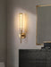 Glass Linear Brass Wall Light - Simprolos