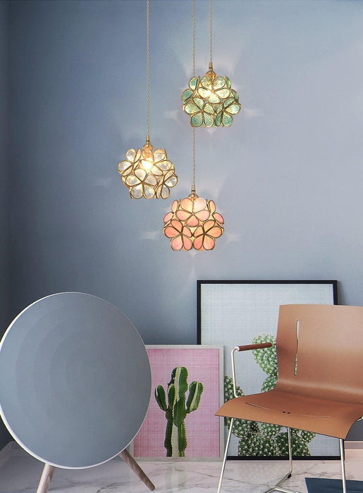 Glass Petal Pendant Light - Simprolos
