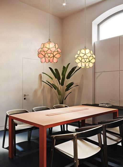 Glass Petal Pendant Light - Simprolos
