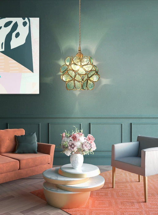 Glass Petal Pendant Light - Simprolos