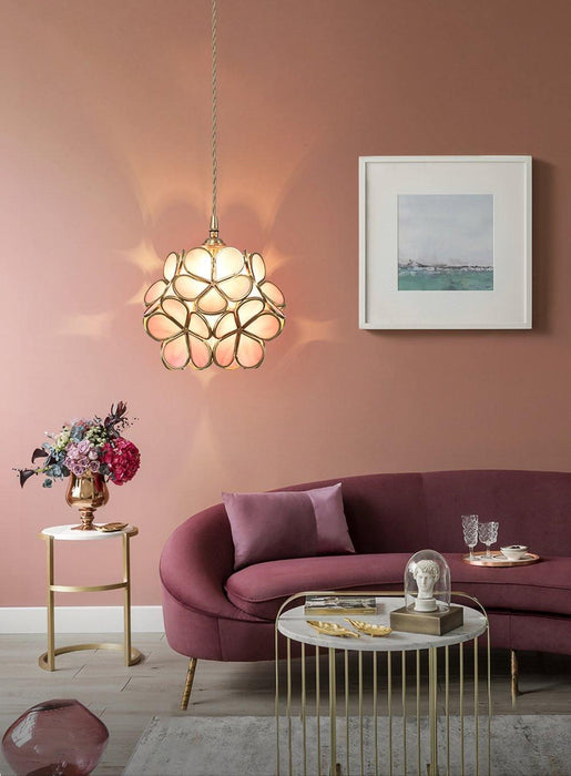 Glass Petal Pendant Light - Simprolos