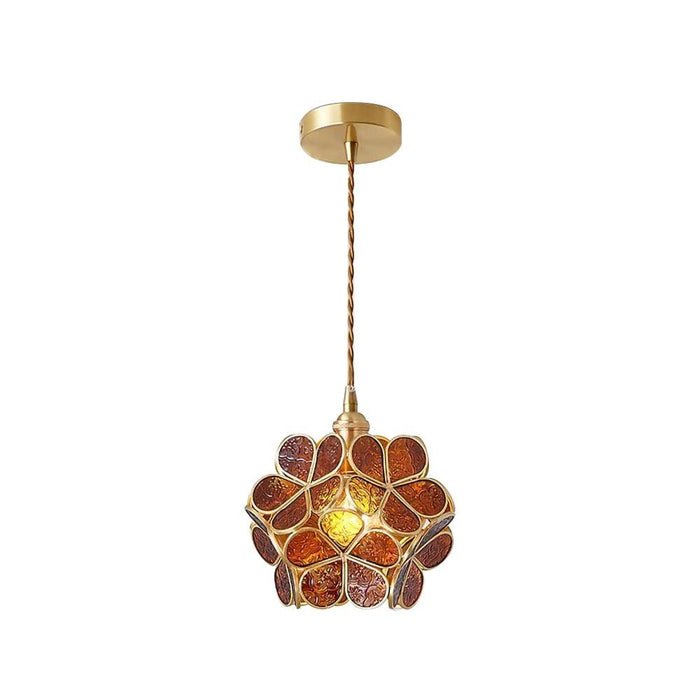 Glass Petal Pendant Light - Simprolos