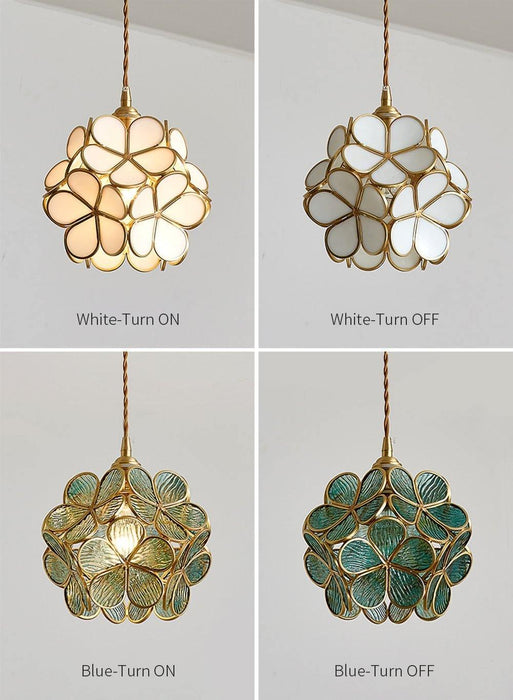 Glass Petal Pendant Light - Simprolos