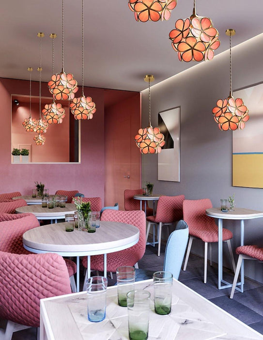 Glass Petal Pendant Light - Simprolos
