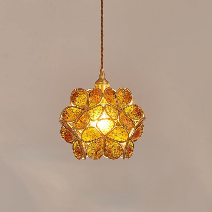 Glass Petal Pendant Light - Simprolos