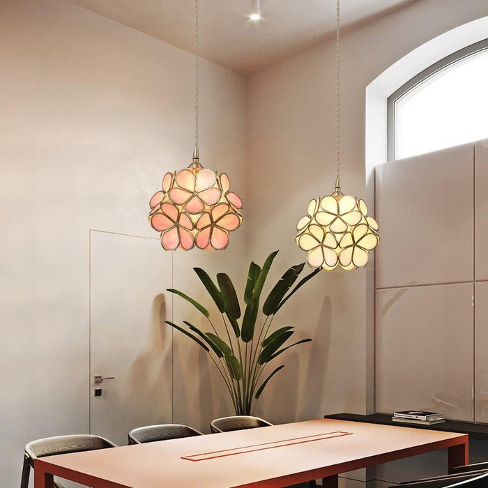 Glass Petal Pendant Light - Simprolos