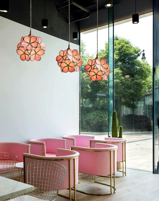 Glass Petal Pendant Light - Simprolos