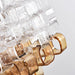 Glass Poliarte Interlocking Chandelier - Simprolos