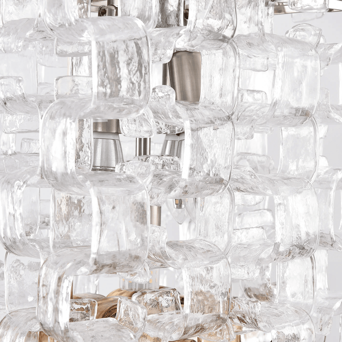 Glass Poliarte Interlocking Chandelier - Simprolos