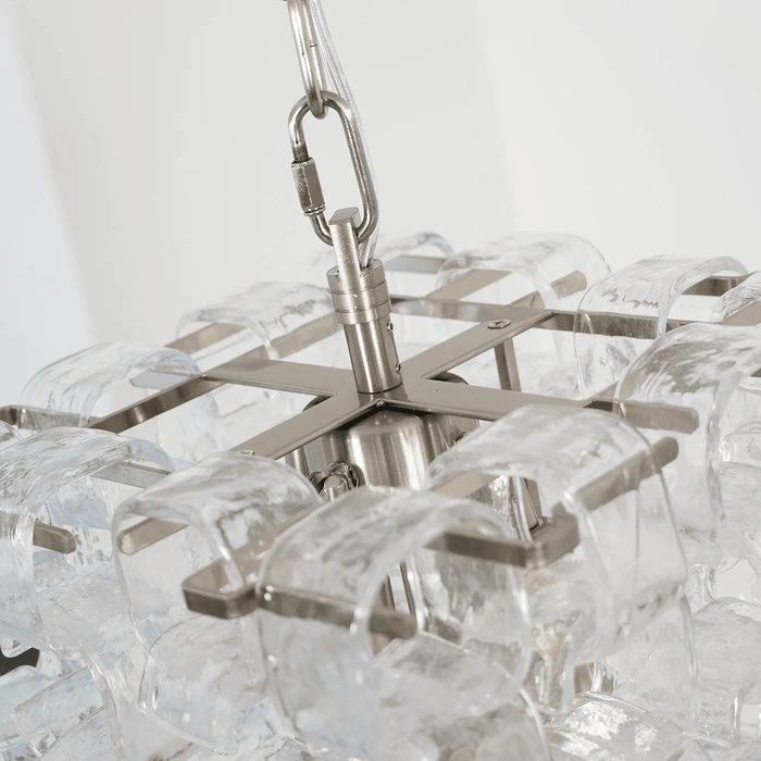 Glass Poliarte Interlocking Chandelier - Simprolos