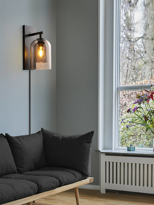 Glass Tubular Plug - in Wall Lamp - Simprolos