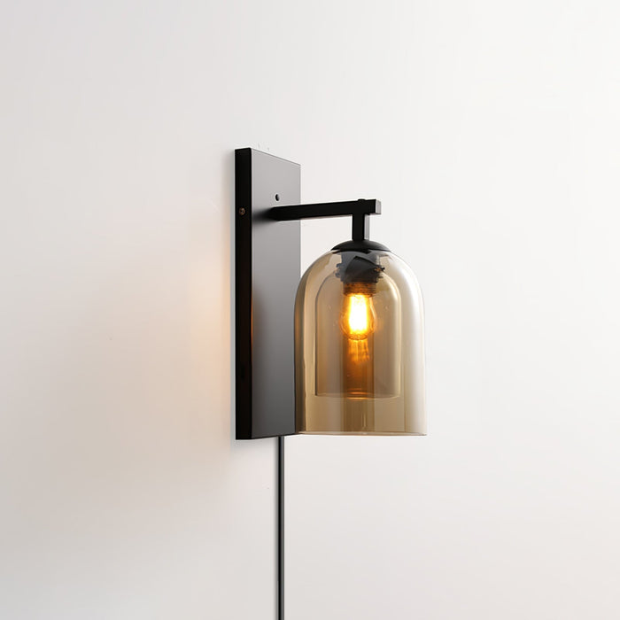 Glass Tubular Plug - in Wall Lamp - Simprolos