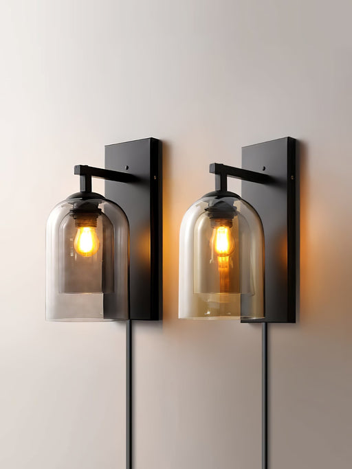 Glass Tubular Plug - in Wall Lamp - Simprolos