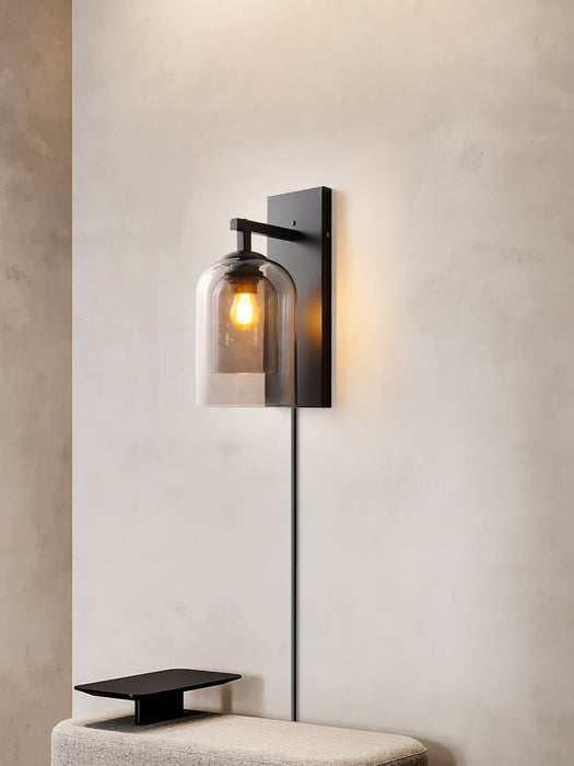 Glass Tubular Plug - in Wall Lamp - Simprolos