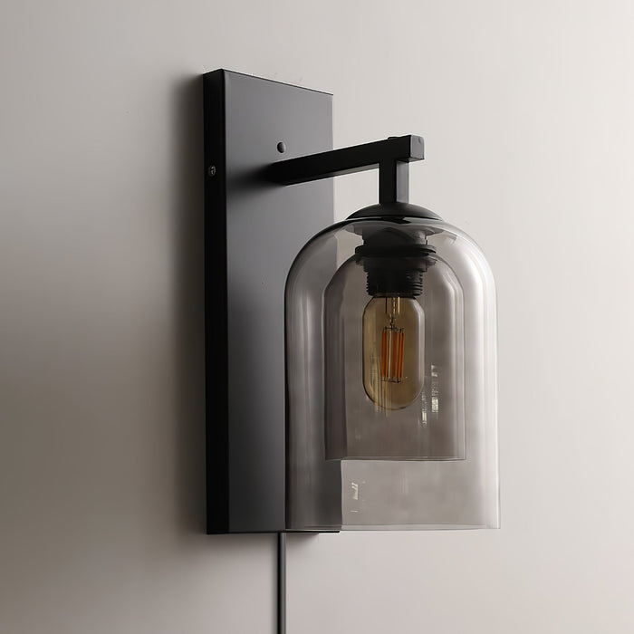 Glass Tubular Plug - in Wall Lamp - Simprolos
