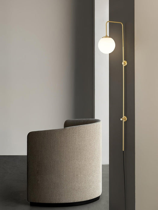 Globe Brass Plug - in Wall Sconce - Simprolos