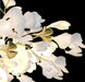 Gold White Leaves Combination Gingko Chandeliers - Simprolos