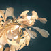 Gold White Leaves Combination Gingko Chandeliers - Simprolos