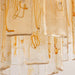 Golden Amber Glass Chandelier - Simprolos