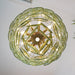 Green Glass Disc Chandelier - Simprolos