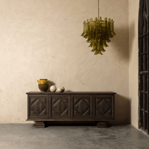 Green Petalo Chandelier - Simprolos