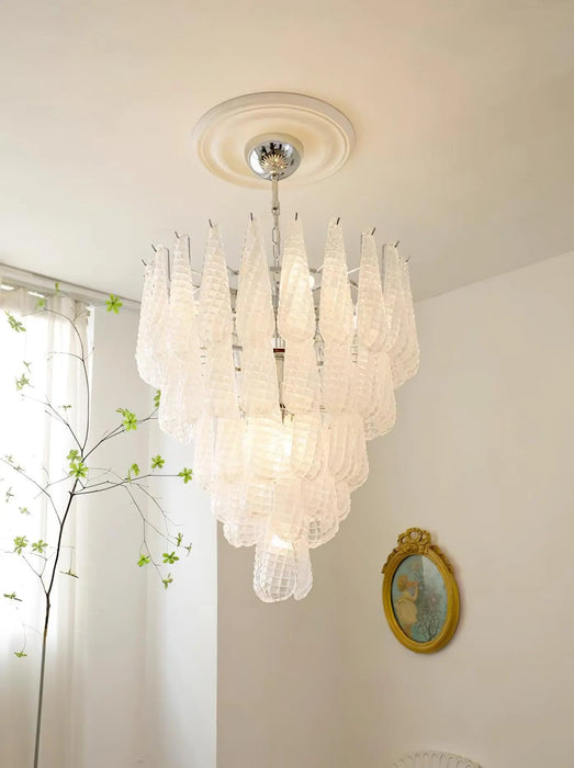 Grid Glass Waterfall Chandelier - Simprolos